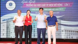 Đêm gala gây quỹ và trao giải Golf Trường Đại học Luật TP.HCM mở rộng lần 1 chào mừng Ngày Nhà giáo Việt Nam 20/11